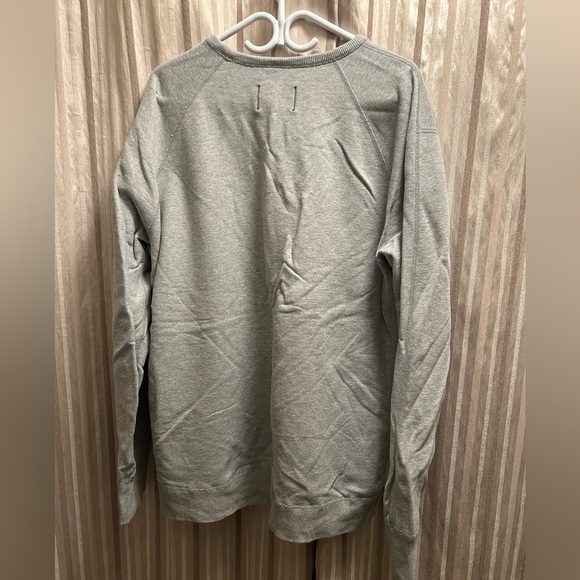 Reigning Champ Gray Sweatshirt, Fully Embroidered, Mens Size XXL - Picture 6 of 6